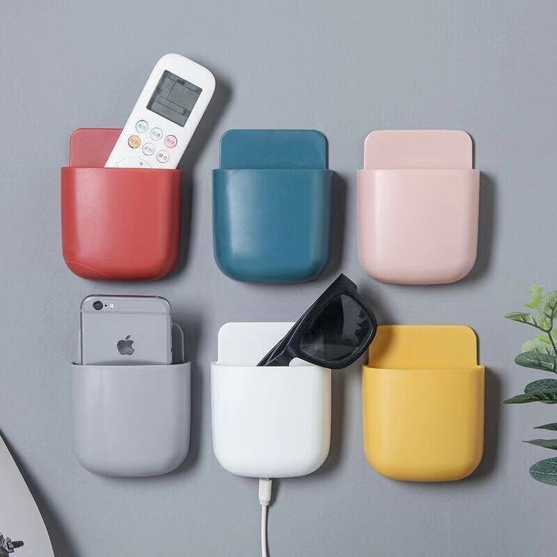 Hộp lưu trữ gắn tường hộp lưu trữ điều khiển từ xa máy điều hòa hộp lưu trữ điều khiển từ xa tv giá để điện thoại