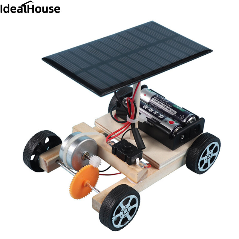 Bán chạy năng lượng mặt trời xe đồ chơi Bộ Robot tự lắp ráp Bộ đồ chơi sử