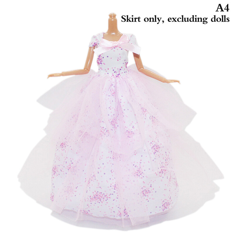 Xuhaiy 1 chiếc váy Đầm búp bê tinh tế 30cm Búp bê mặc váy Cưới Quà Tặng