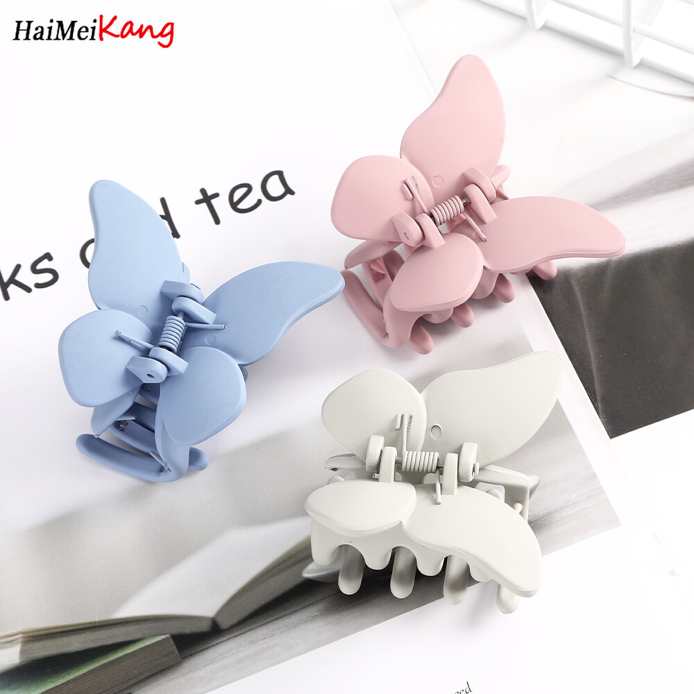 1 cái kẹp tóc nữ thời trang hàn quốc kẹp tóc bướm 6.5cm kẹp tóc phụ kiện tóc