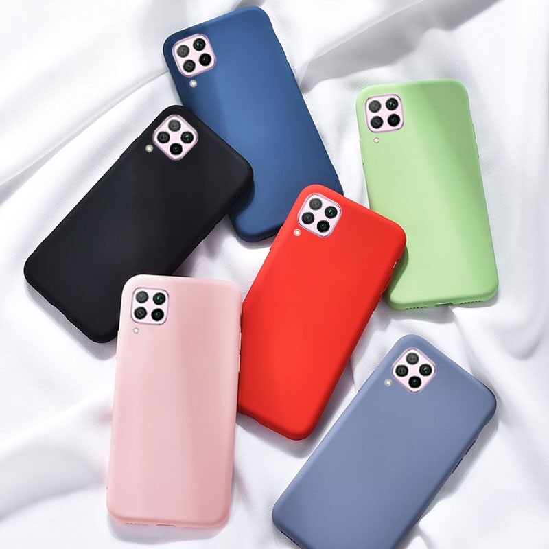 Ốp lưng huawei nova 7i ốp lưng tpu trơn màu kẹo mềm silicone lỏng huawei nova 7i nova7i