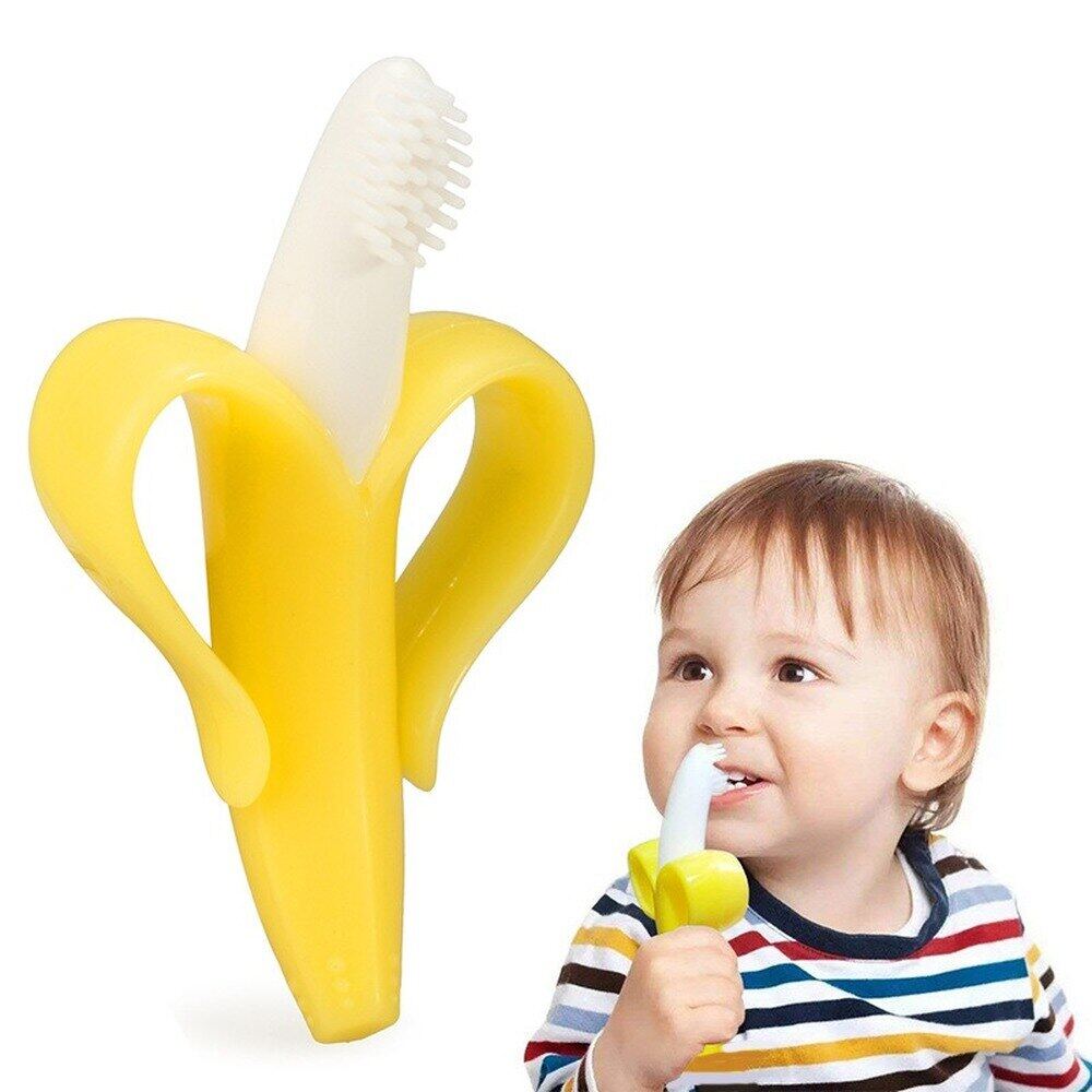 Chuối Vòng ngậm mọc răng cho bé an toàn đồ chơi gặm nướu Silicone không