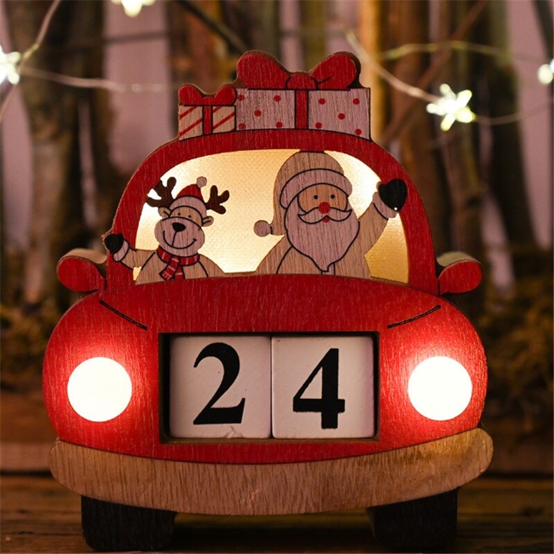{Music box}Lịch Giáng Sinh Trang Trí Giáng Sinh Vui Vẻ Cho Gia Đình Giáng Sinh 2020 Navidad Quà Tặng Năm Mới Xe Hơi Trẻ Em Ông Già Noel Trang Trí Giáng Sinh