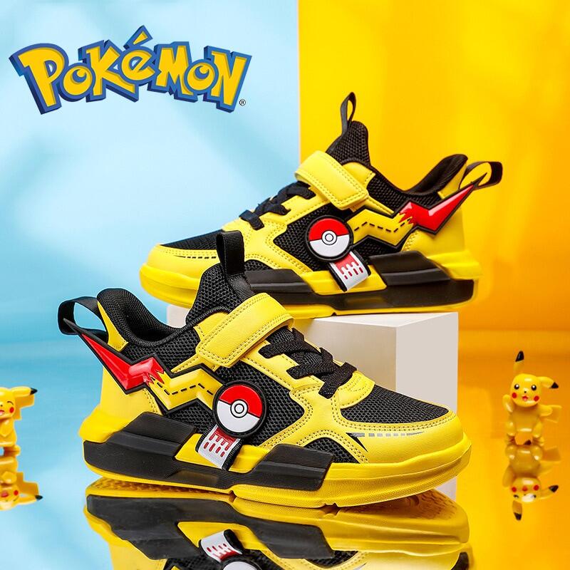 Pokemon Giày thể thao trẻ em Anime Pikachu Giày chạy thể thao bóng rổ