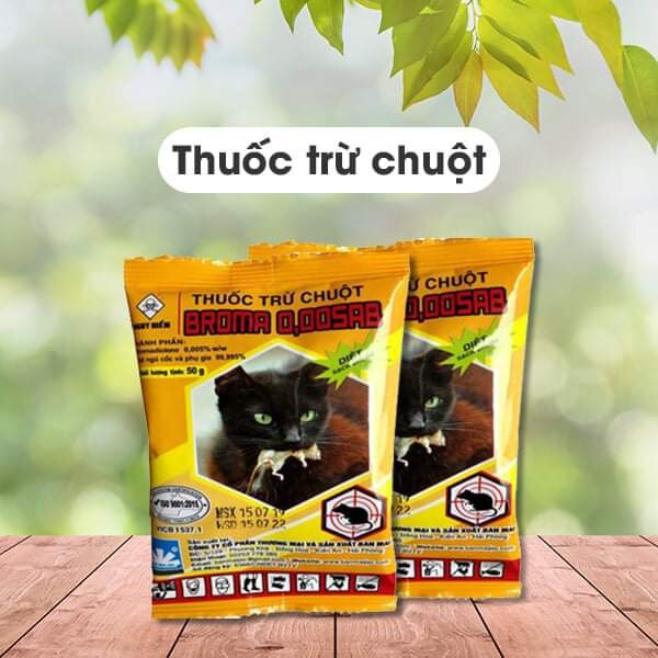 Thuốc diệt chuột broma 0,005 ab - thuốc diệt chuột