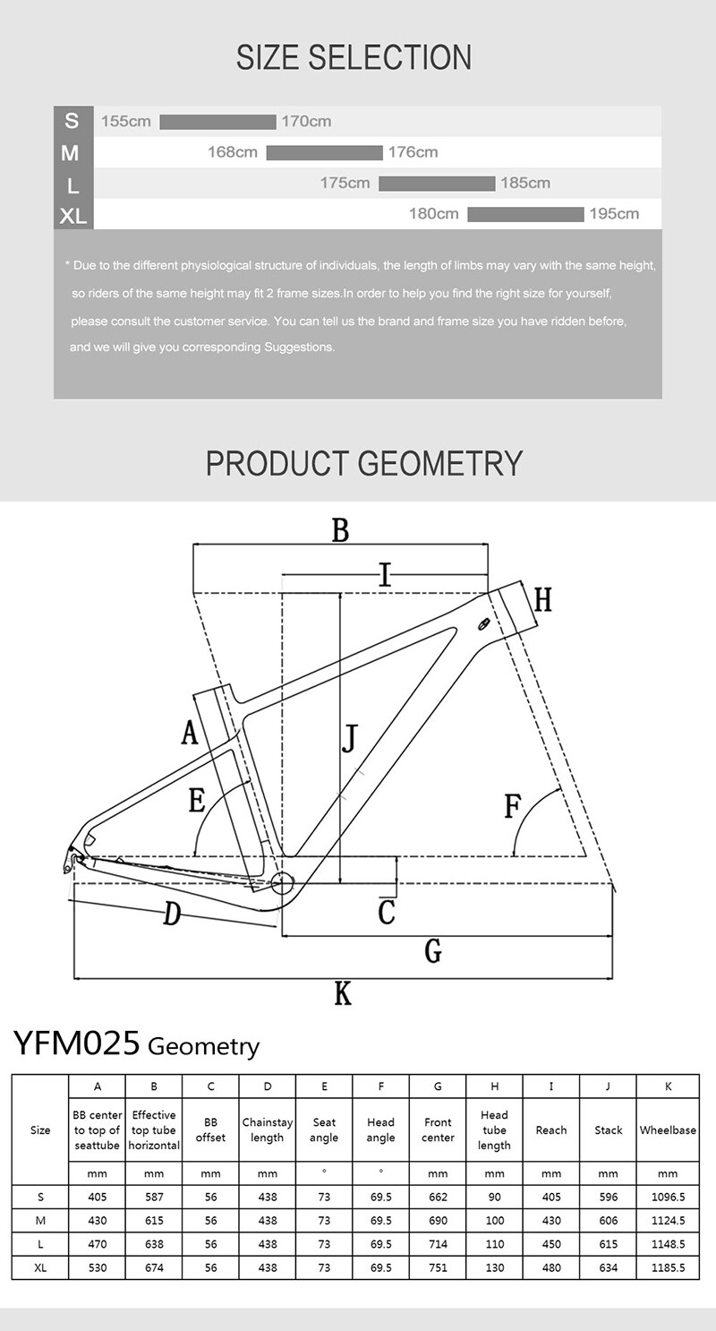 2021 new carbon mountain bike frame T1000 carbon hard tail mtb frame