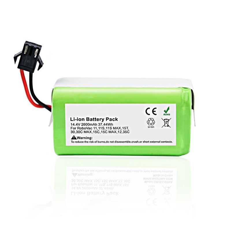 14.4v 2600mah li-ion battery for conga excellence 990 1090 ecovacs deebot n79s n79 dn622 eufy robovac 11 11s 12 35c x500