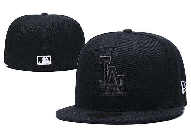 【 Quality】MLB ดอดเจอร์ลอสแอนเจลิสของ Anaheim หมวกตั้งเบสบอล Caps ผู้ชายผู้หญิงสบายๆขนาดหมวกกีฬากลางแจ้งติดตั้งหมวก Full Close HipHop คนรัก