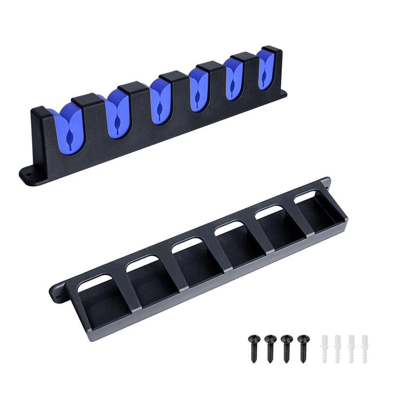 Giá treo cần câu cá giá đỡ cần câu gắn tường giá đỡ 6 cần đứng để đựng đồ trong nhà để xe chống mài mòn