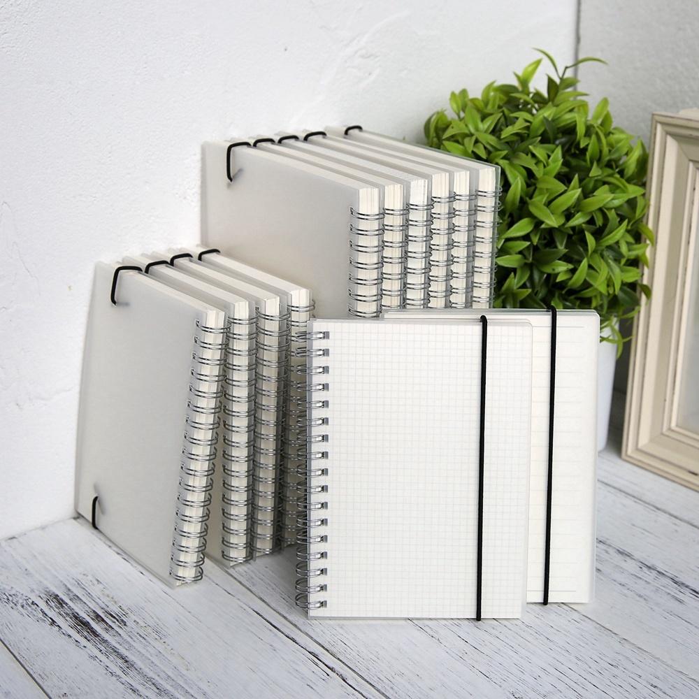 DUKEEN Spiral book coil Notebook Line DOT Blank Grid Paper Journal Diary Sketchbook For School Supplies Stationery