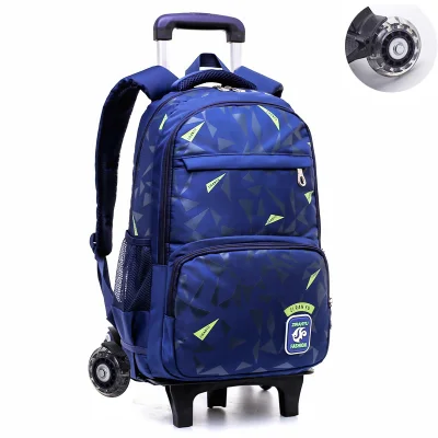 Middle School Students Trolley Bag Six Wheels Climbing Stairs 3-6 Grade Boys 8-12 Years Old Primary School Backpack (1)