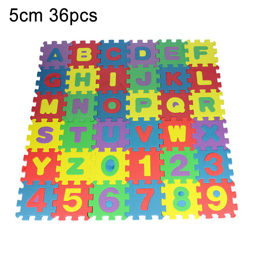 Adventure Toy 36Pcs Children Alphabet Numbers Puzzles Crawling Foam Floor