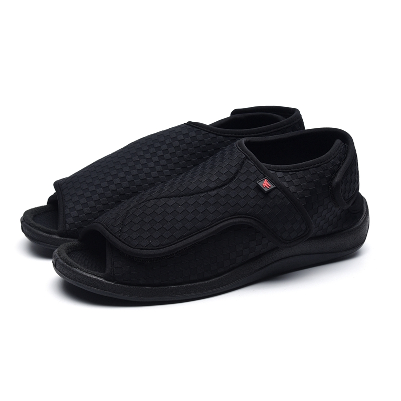 Lesvago Men's Comfortable Adjustable Closures Diabetic Slippers Women's  Arthritis Edema Swollen Indoor Outdoor House Shoes | Lazada PH