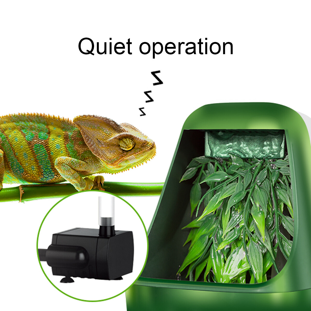 Generic 110V Reptile Drinking Water Fountain Chameleon Lizard Dispenser