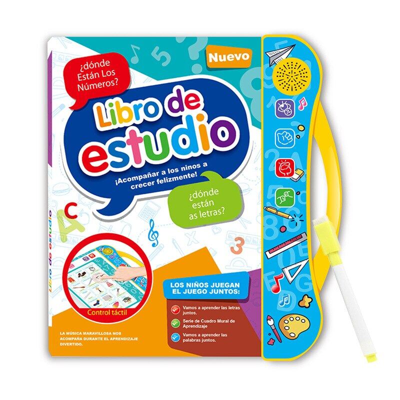 New Spanish English Point Reading Children s Early Education Voice Book