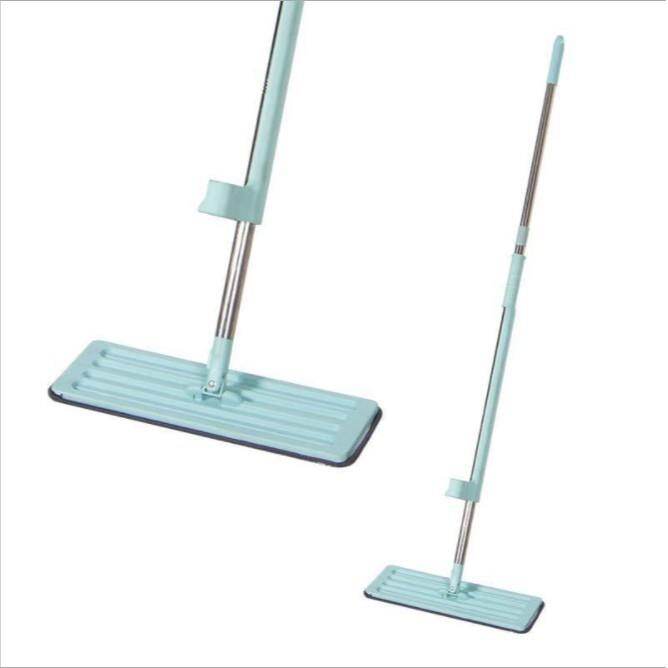 {TIMIN Home Tools} Hands-free flat Mop mopping household large wet and dry lazy mop with extra cloth