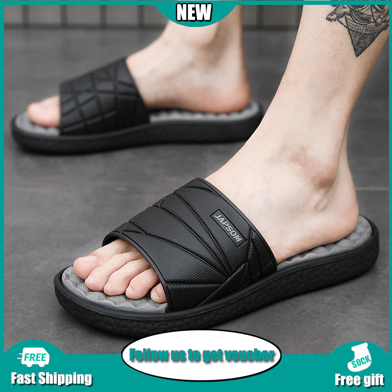 Mùa Hè Mens Mát Xa Chân Bấm Huyệt Dép Accupressure Trang Chủ Trong Nhà Dép Nam Trượt Dép Đi Ngủ Phòng Nhà