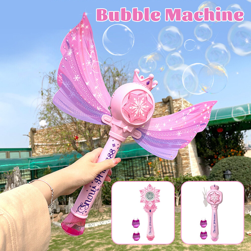 ANN Princess Magics Wand Windmills Bubble Machine Multifunctional Colorful