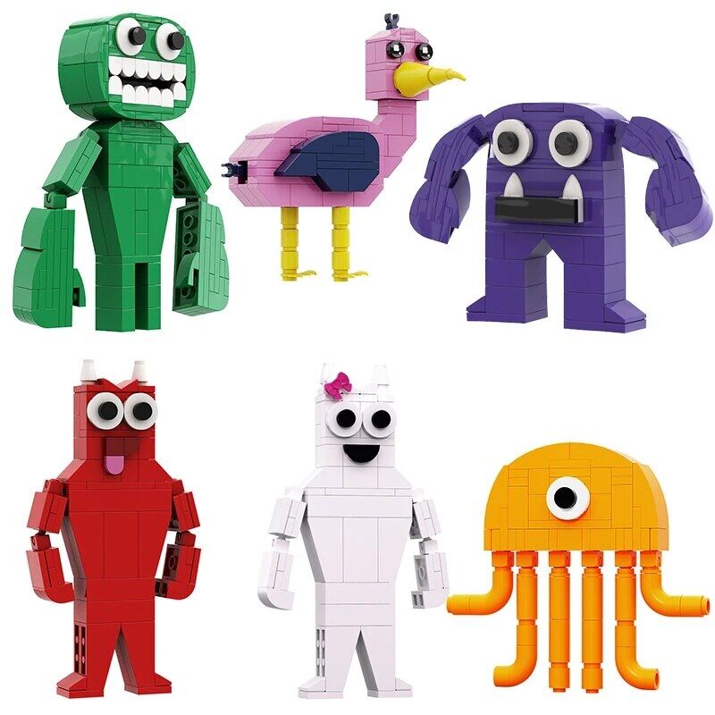 Monster Garten of BanBan Building Blocks Garden Game Anime Building Blocks Toys Children's Toys Gift Compatible with Lego