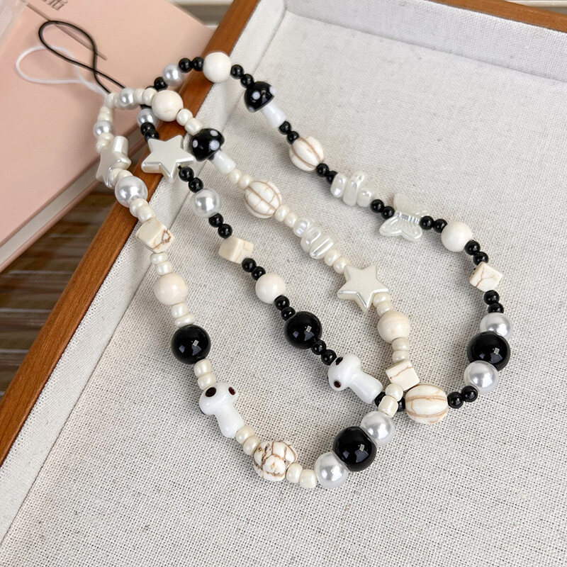 Phone Strap Keychain Mobile Phone Chain Phone Case Pendant Mushroom Phone Chain Short Phone Chain Phone Chain