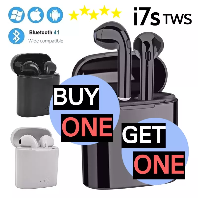 【Buy 1 Nhận Được 1 Miễn Phí 】 I7S TWS Tai Nghe Không Dây Bluetooth Earpods Tai Nghe Hai Tai Cuộc Gọi Âm Thanh Nổi Phổ Quát