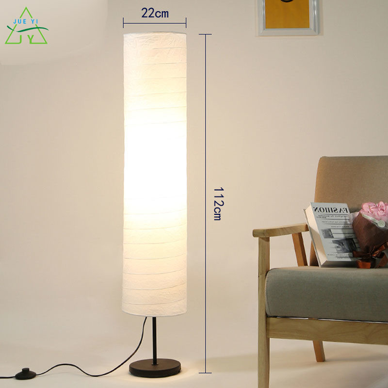 Ks đèn led đèn sàn đèn ba màu đèn phòng khách đèn cạnh giường đèn bàn đứng phong cách nhật bản đèn trang trí phòng