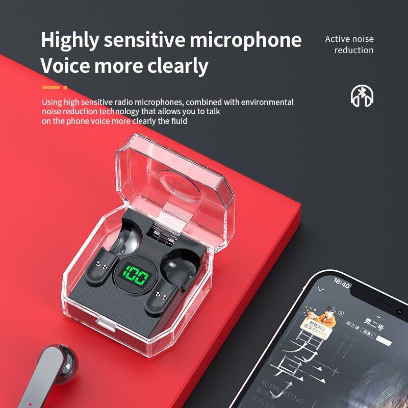 K30 bluetooth không dây 5.3 tai nghe stereo tws hai bên in-ear th generation sành điệu và đơn giản tai nghe bluetooth