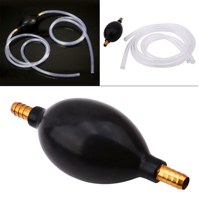 Bơm Hút Tay Thủ Công Bằng Cao Su và Nhôm 6Mm, Với Ống Bơm Chuyển Chất Lỏng Nhiên Liệu Cho Ô Tô/Thuyền/Hàng Hải/Xe Máy-INTL