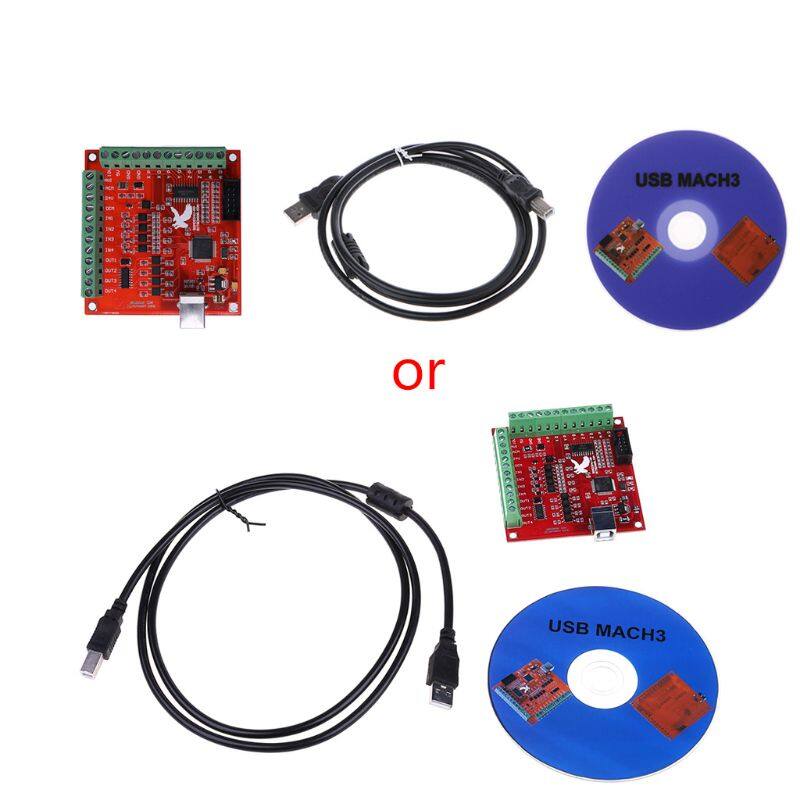 Bảng mạch đột phá cnc usb mach3 100khz bộ điều khiển chuyển động trình điều khiển giao diện 4 trục
