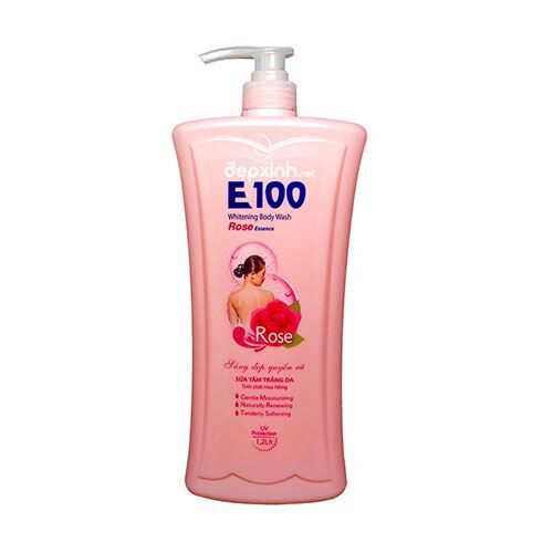 ??sữa tắm e 100 hoa hồng - 800ml
