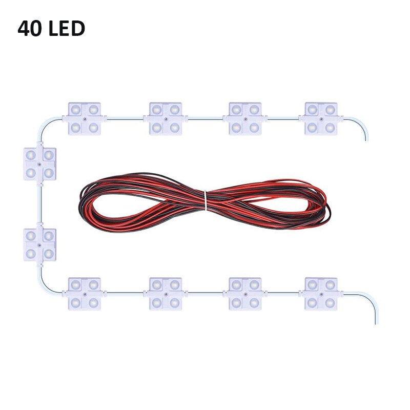 Generic 5m 12V 8/20/40 LEDs Van Interior Light Kit LED Truck Bed Light