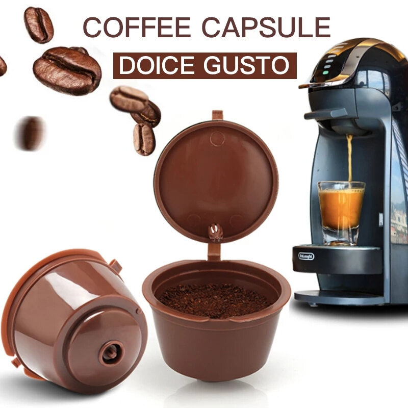 Cốc lọc cà phê viên Nescafe tái sử dụng tương thích với máy pha cà phê Dolce Gusto - INTL