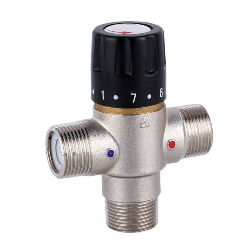 Van trộn tĩnh nhiệt 3/4 "dn20 máy sưởi năng lượng mặt trời van trộn tĩnh nhiệt tmv van ống áp suất xây dựng
