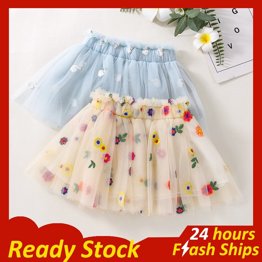Ootd váy xòe cho bé gái váy hoa mùa hè kỷ niệm 1 năm