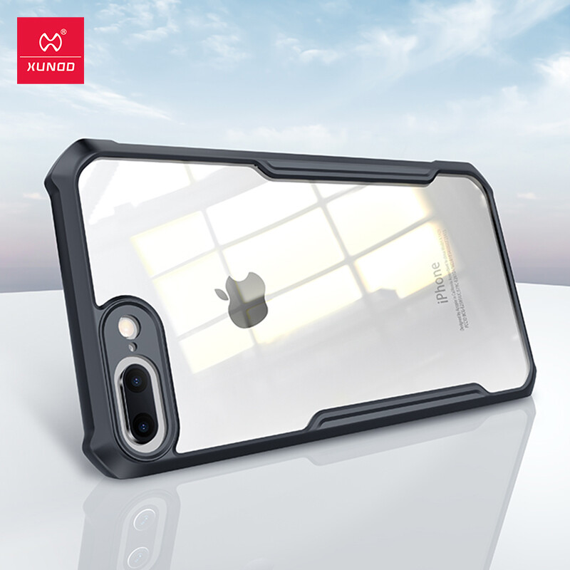 Xundd cho iPhone 7/Iphone 8/Iphone SE 2020 trường hợp trong suốt bảo vệ Bumper Air-Bag được trang bị vỏ điện thoại
