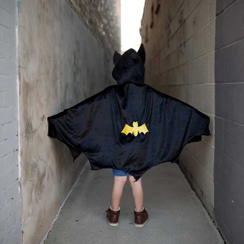Trẻ em Halloween CAPE, BAT Áo Choàng Áo choàng trùm đầu Trang Phục Cosplay cho sân khấu bữa tiệc hiển thị
