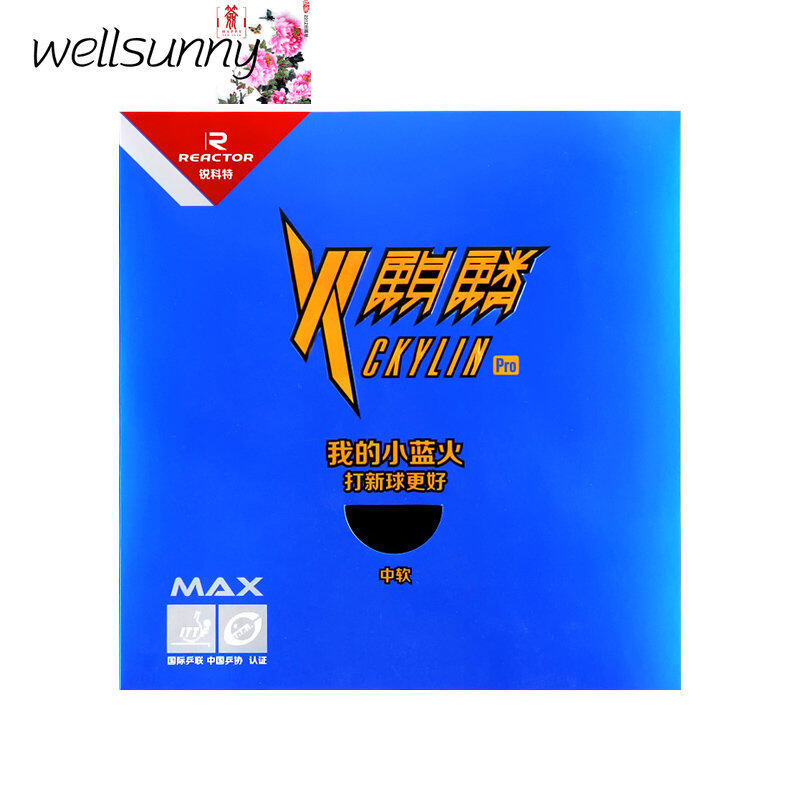Wellsunny reactor ckylin pro miếng bọt biển cao su bóng bàn màu xanh dương miếng bọt biển bóng bàn chuyên nghiệp ckylin reactor chính hãng