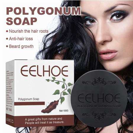 "Eelhoe Hair Darkening Shampoo Bar - Reverse Gray White Hair"