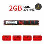 2GB DDR2 800MHz PC2-6400U Desktop RAM Memory Module