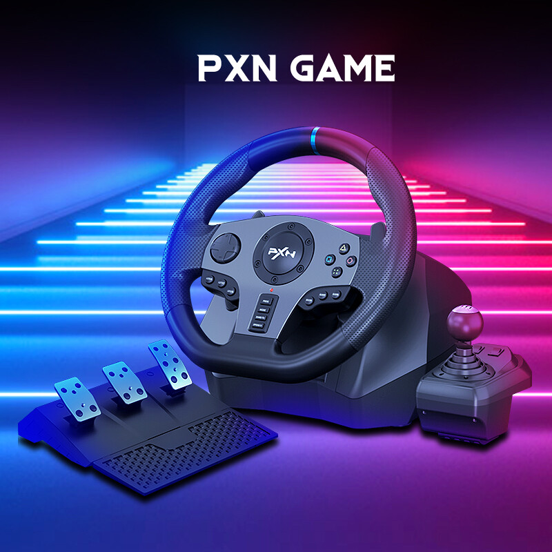 PXN V9 Driving Racing Wheel 270/900 Degree for PS4, PS3, PC,Nintendo Switch,Xbox One,Xbox Series X/S ราคา 3,798 บาท*ส่งฟรี
