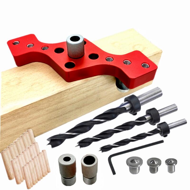 Dụng cụ đục lỗ dọc 6/8/10mm dụng cụ đục lỗ dọc tự định tâm dụng cụ khoan bộ dụng cụ dẫn hướng đục lỗ trượt