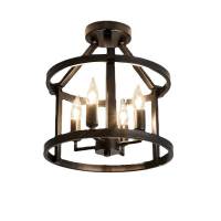 American Vintage Ceiling Light Retro Living Room Chandelier Dining Room Porch Lamp Kitchen Table Lamp E14 Ceiling lamp