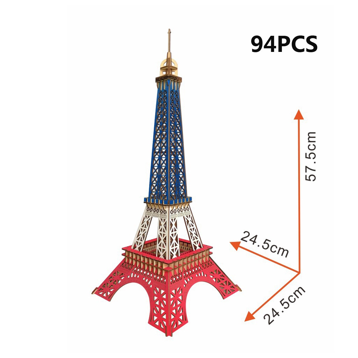 Generic 3D Woodcraft Assembly Western Architecture Series Kit Eiffel