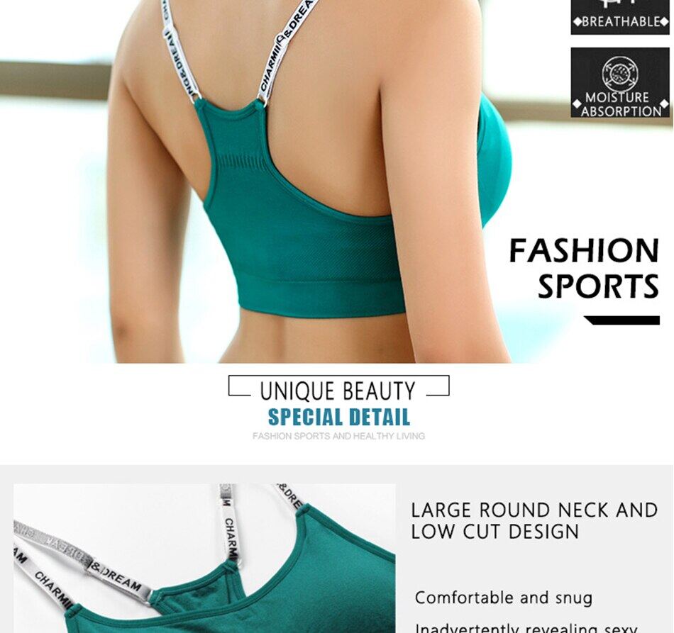 SUPERFLOWER Sports Bra Yoga Fiess Sports Quick Drying Running Gym Training Shockproof Underwear_voghion.com