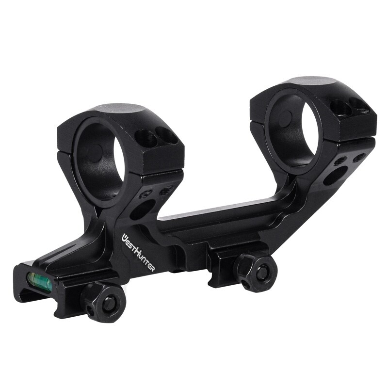 [HOT IIJKKLBMW 688] Montura de Mira táctica de doble anillo adaptador Picatinny con nivel de burbuja pistola AR15 Rifle óptico QD 20mm 254mm 30mm