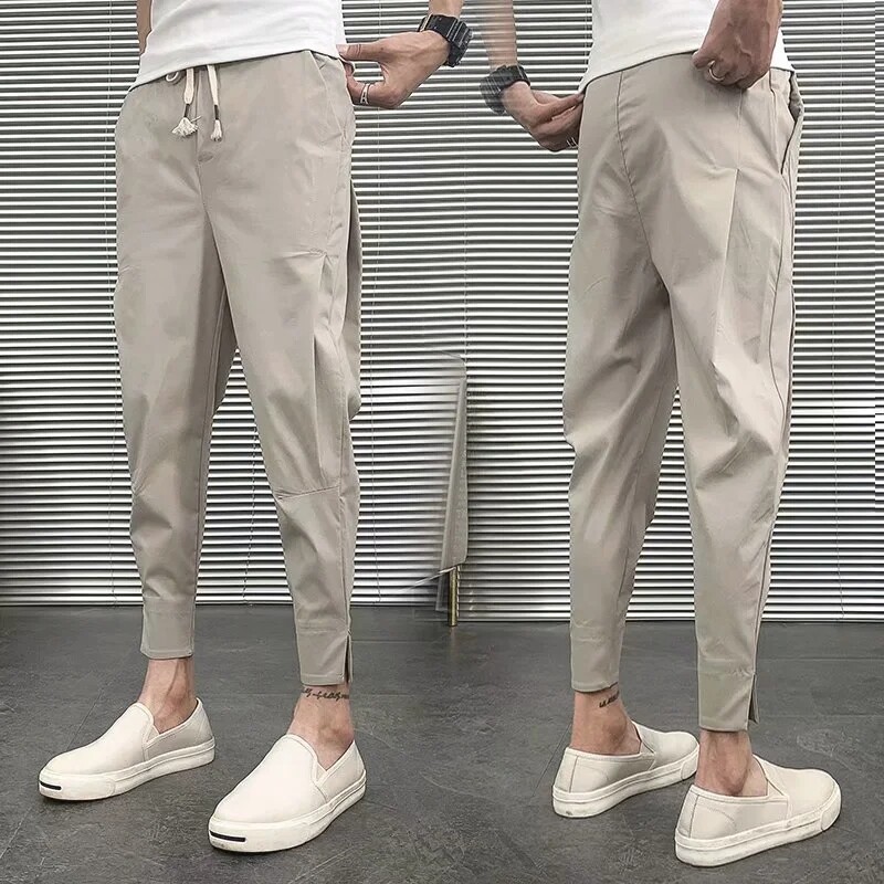 Men Smart Pants Business Formal Slim Fit Trousers Long Pants Seluar Panjang Slim Fit Lelaki Review And Price