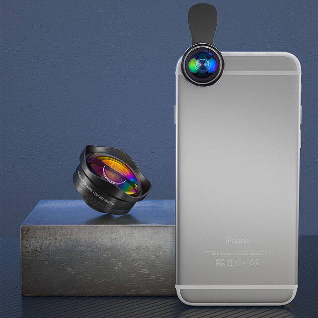 Essager 4K มาโครมุมกว้างเลนส์สำหรับไอโฟนหัวเหว่ย0.6X + 15X โทรศัพท์เลนส์กล้องถ่ายรูปเลนส์ซูมสำหรับสมาร์ทโฟนเลนส์โทรศัพท์มือถือ