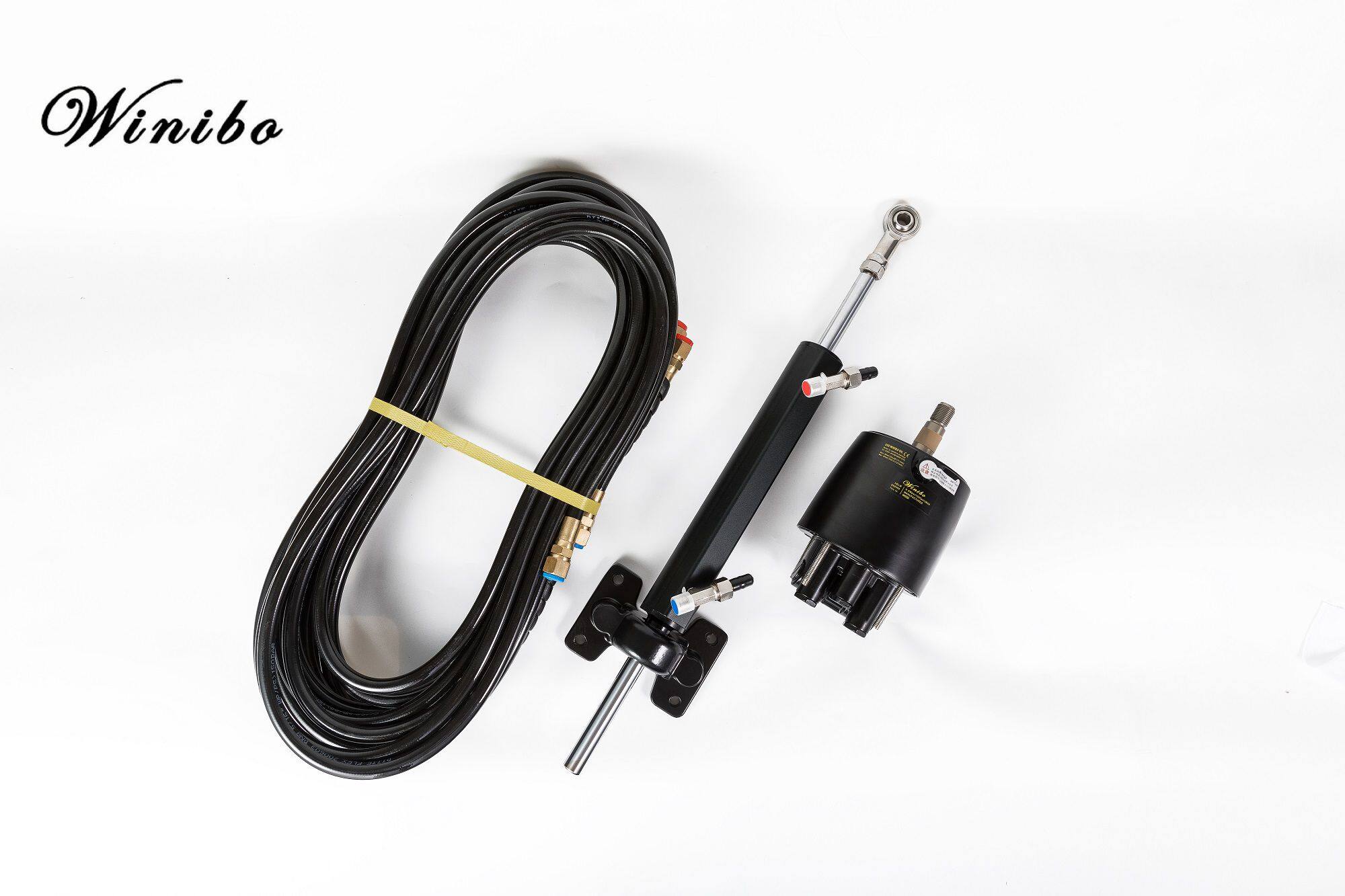 Winibo Inboard Hydraulic Steering Kit with Helm Pump, Compact Cylinder, Tubing for Engines Up to 150hp ราคา 14,685 บาท*ส่งฟรี