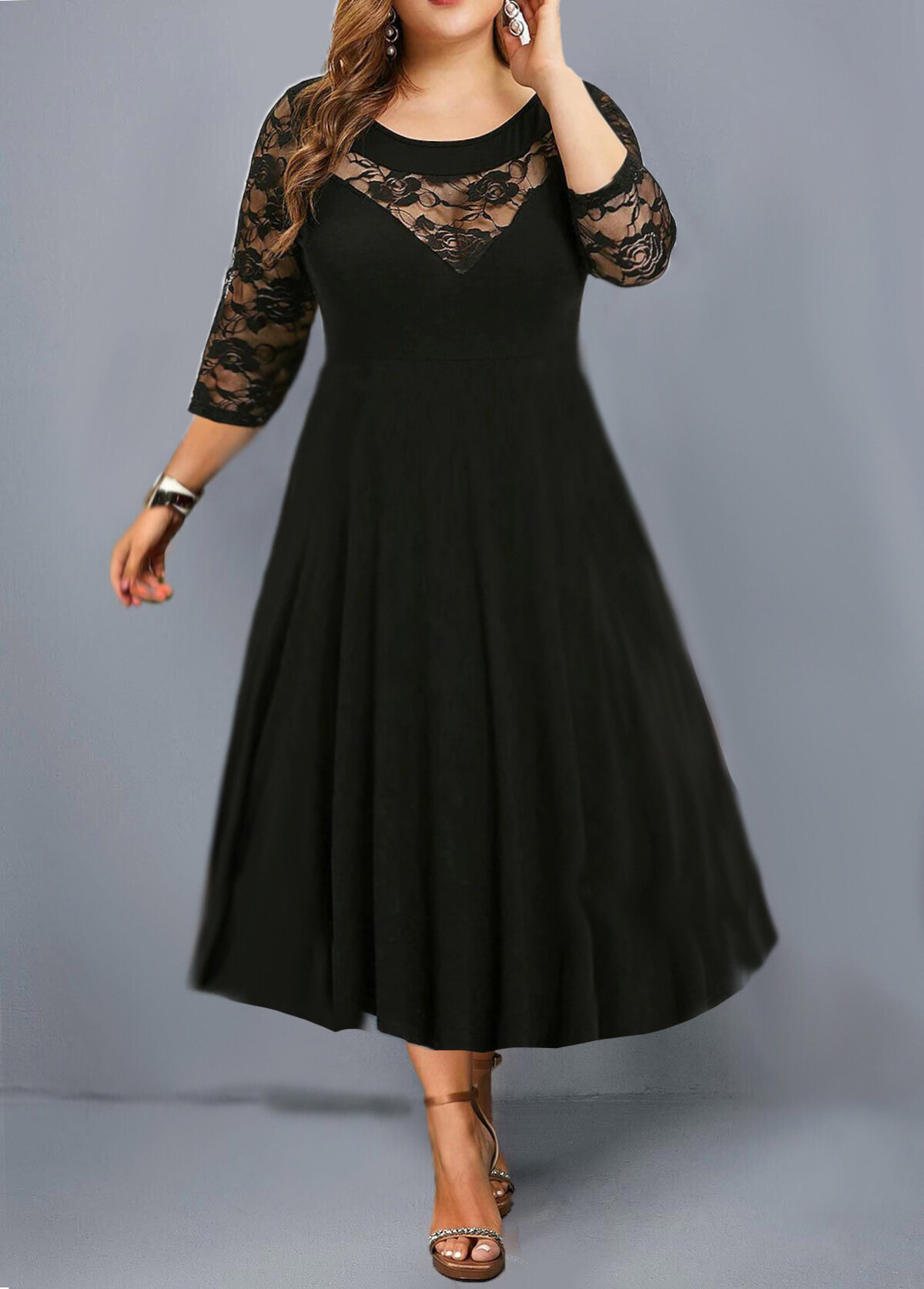 Formal Gowns Women Elegant Plus Size - Embroidered Lace Upper & Shawl Shoulder Evening Dress | Lazada Philippines Formal Gowns Women Elegant Plus Size - Embroidered Lace Upper & Shawl Shoulder Evening Dress | Lazada Philippines