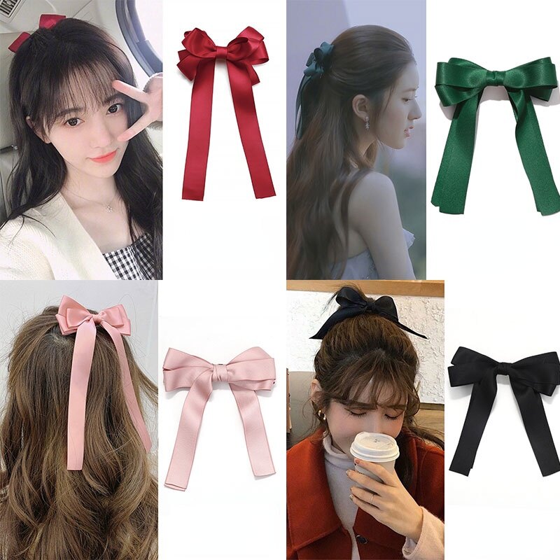 Kẹp Tóc Kẹp Tóc Nơ Cá Tính Ngọt Ngào Thời Trang Phong Cách Instagram Hàn Quốc Cho Nữ Phụ Kiện Tóc Đi Ra Ngoài Phù Hợp Với Tất Cả Đồ Rửa Mặt Cho Học Sinh Nữ Phụ Kiện Tóc